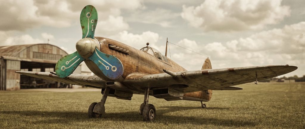 Vintage Propeller Airplane - PropelIQ